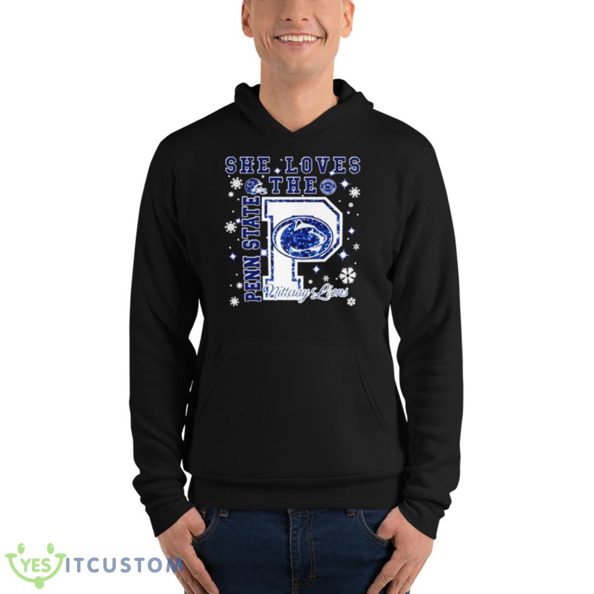 She Loves The Penn State Nittany Lions Shirt 4 She Loves The Penn State Nittany Lions Shirt - Unisex Fleece Pullover Hoodie