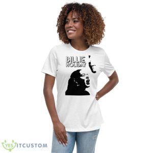 Sings The Blues Lady Billie Holiday shirt - Women's Relaxed Short Sleeve Jersey Tee