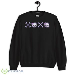 Skull Spooky Valentines Couple XOXO Shirt 8 Skull Spooky Valentines Couple XOXO Shirt - Unisex Crewneck Sweatshirt