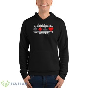 Skyline Art Alice In Borderland Cards Shirt - Unisex Fleece Pullover Hoodie