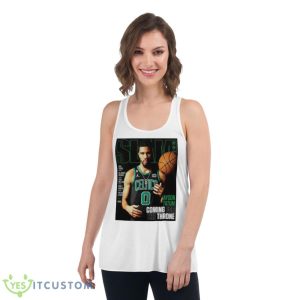 Slam Jayson Tatum coming for the throne shirt - Women's Flowy Racerback Tank