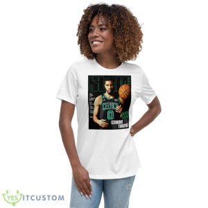 Slam Jayson Tatum coming for the throne shirt - Women's Relaxed Short Sleeve Jersey Tee