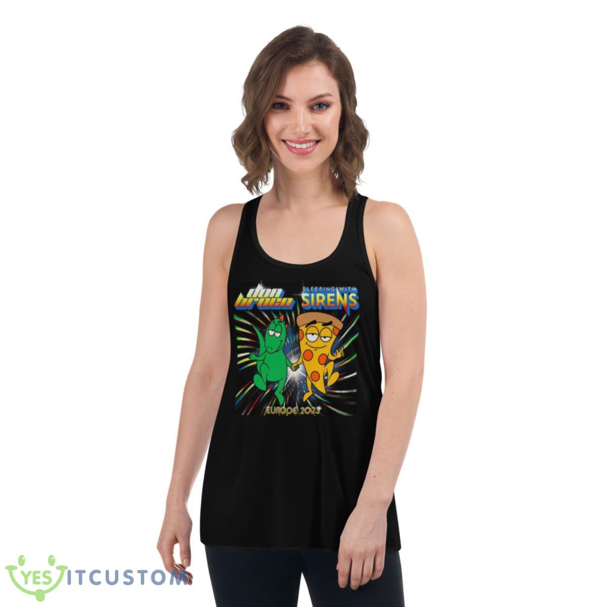 Sleeping With Sirens Tour 2023 shirt 5 Sleeping With Sirens Tour 2023 shirt - Women's Flowy Racerback Tank