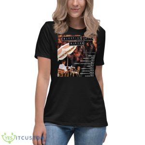 Sleeping With Sirens Uk Tour 2023 shirt - Women's Relaxed Short Sleeve Jersey Tee