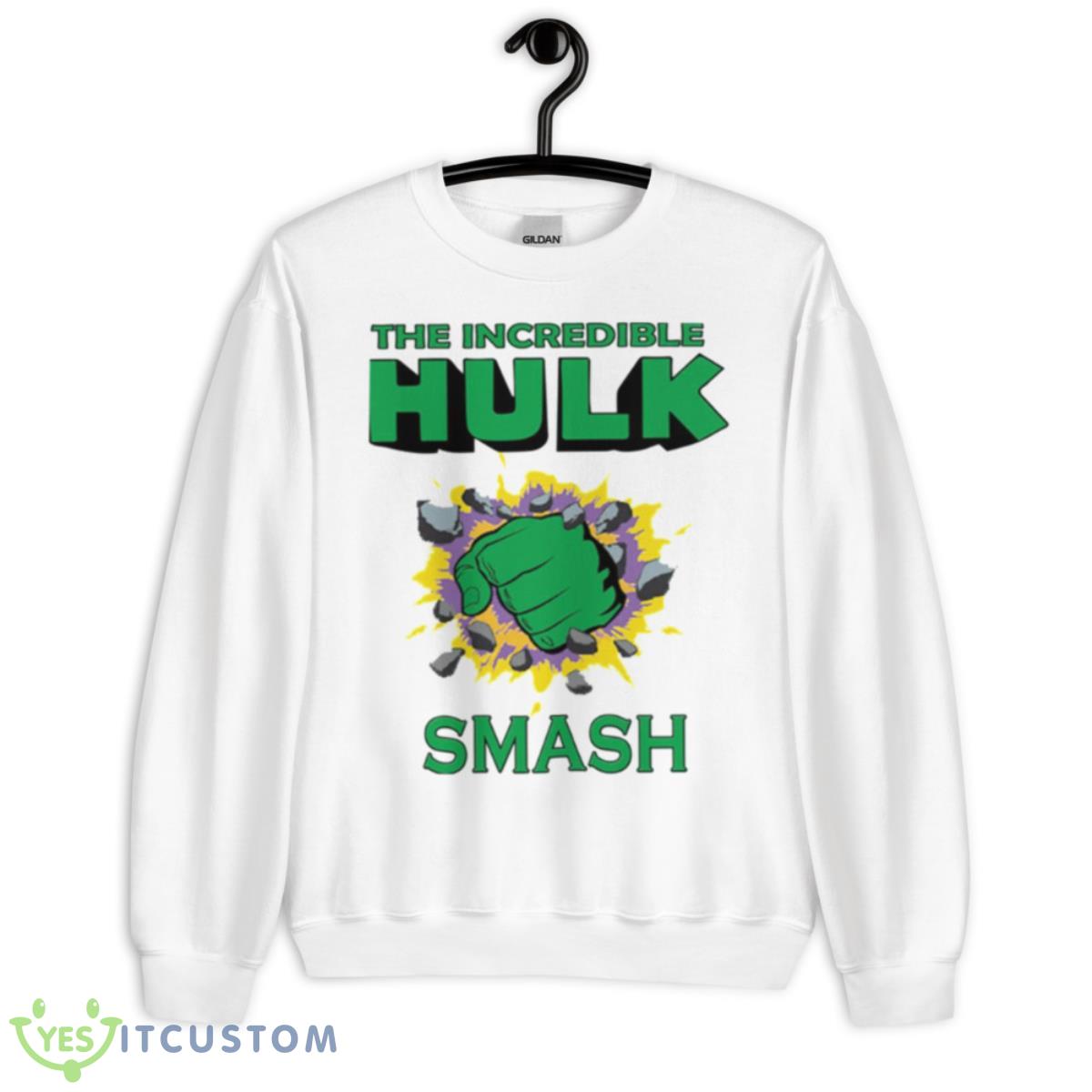 Smash Fist Incredible Hulk Marvel shirt 2 Smash Fist Incredible Hulk Marvel shirt - Unisex Heavy Blend Crewneck Sweatshirt