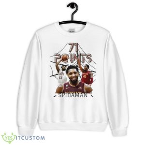 Spida Donovan Mitchell Cleveland Cavaliers 71 Points Shirt - Unisex Heavy Blend Crewneck Sweatshirt