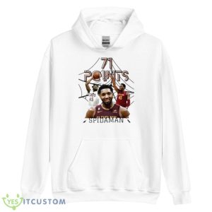 Spida Donovan Mitchell Cleveland Cavaliers 71 Points Shirt - Unisex Heavy Blend Hooded Sweatshirt