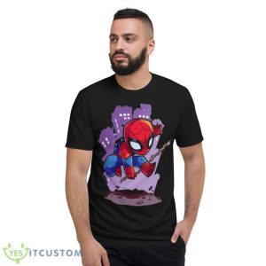 Spidey Chibi Spider Man shirt 7 Spidey Chibi Spider Man shirt - Short Sleeve T-Shirt