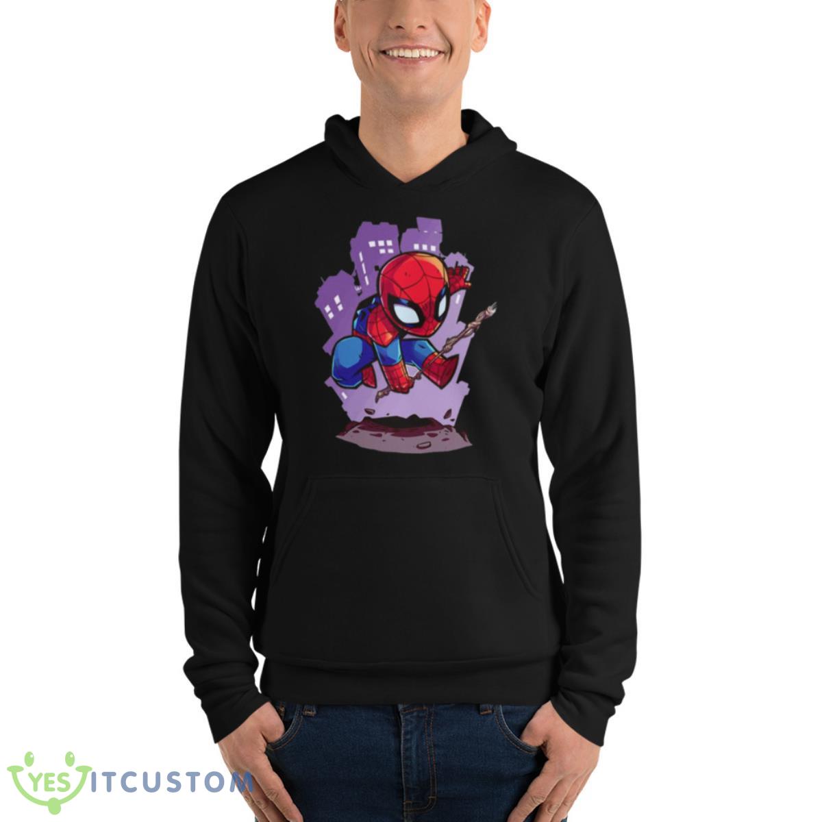 Spidey Chibi Spider Man shirt 4 Spidey Chibi Spider Man shirt - Unisex Fleece Pullover Hoodie