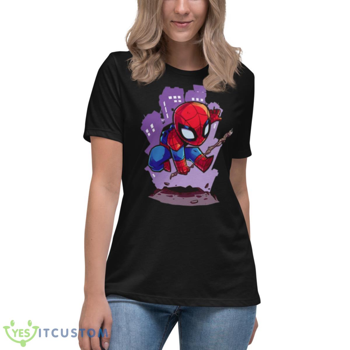 Spidey Chibi Spider Man shirt 6 Spidey Chibi Spider Man shirt - Women's Relaxed Short Sleeve Jersey Tee