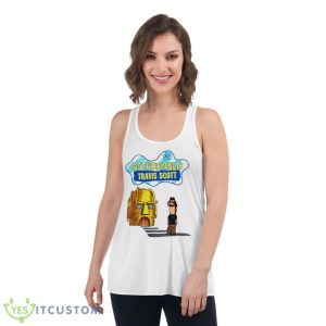 Spongebob X Astroworld Travis Scott Shirt - Women's Flowy Racerback Tank
