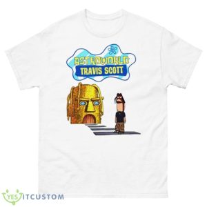 Spongebob X Astroworld Travis Scott Shirt - 500 Men’s Classic Tee Gildan