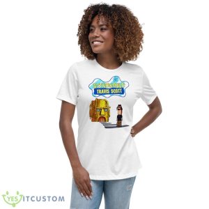 Spongebob X Astroworld Travis Scott Shirt - Women's Relaxed Short Sleeve Jersey Tee