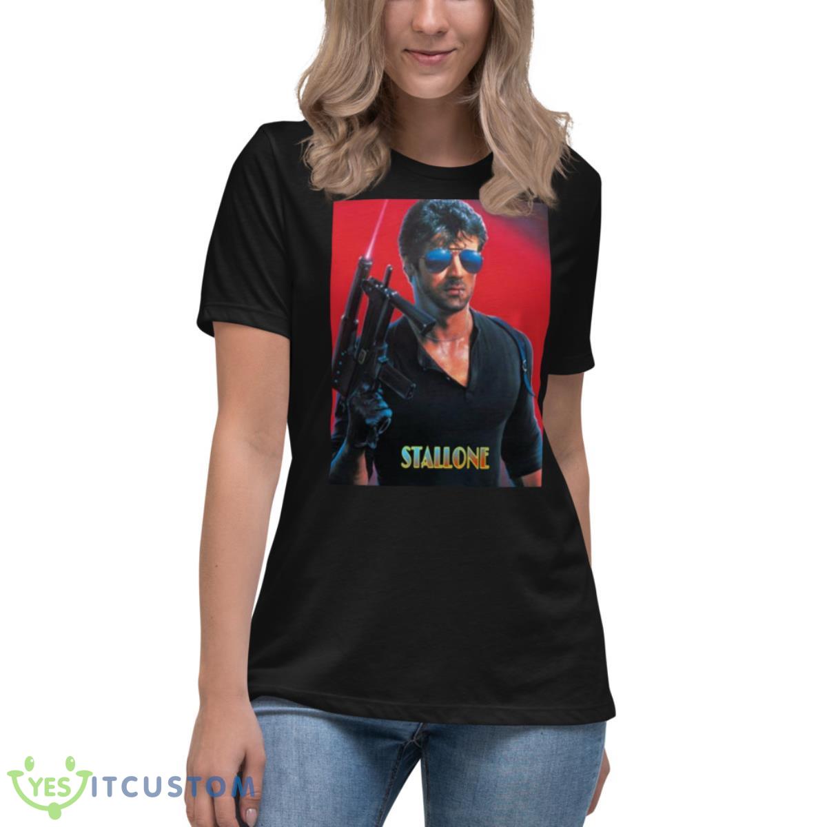 Stallone First Blood shirt 6 Stallone First Blood shirt - Women's Relaxed Short Sleeve Jersey Tee
