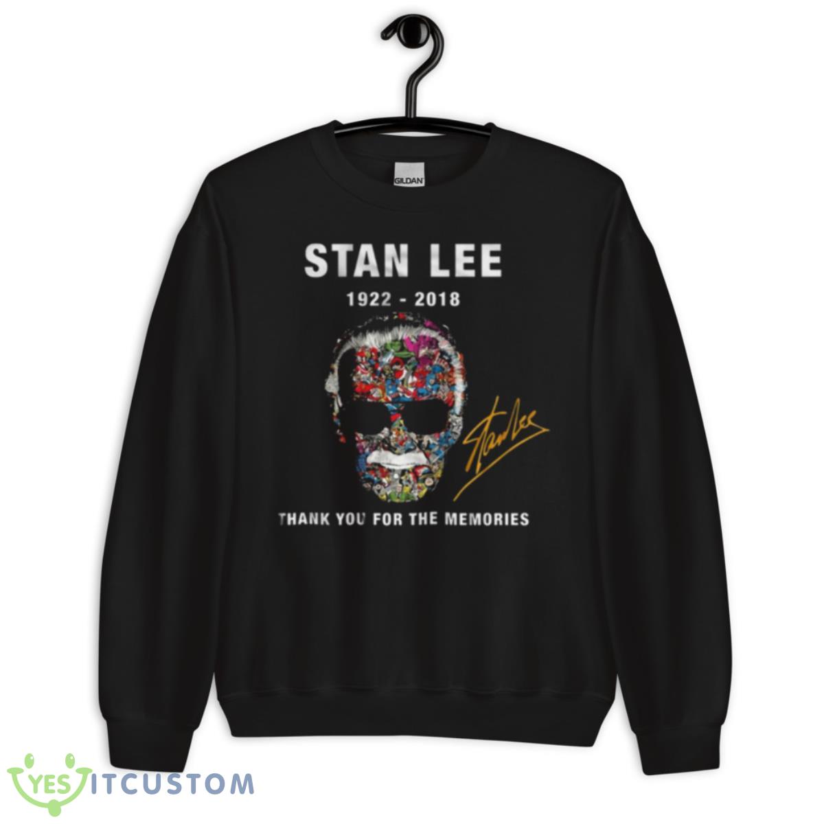 Stan Lee Rip 1922 2018 Thank You For The Memories Signature shirt 3 Stan Lee Rip 1922 2018 Thank You For The Memories Signature shirt - Unisex Crewneck Sweatshirt