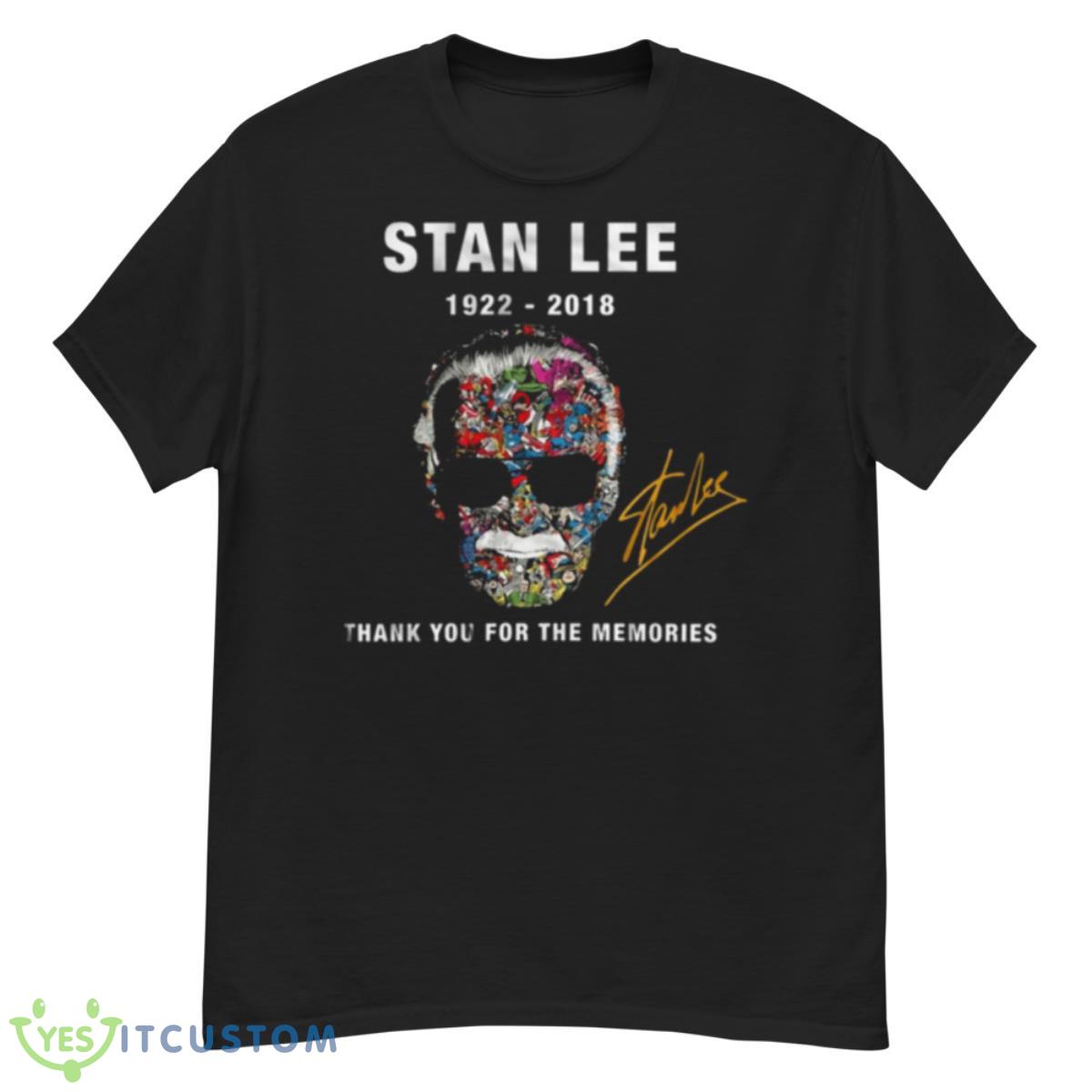 Stan Lee Rip 1922 2018 Thank You For The Memories Signature shirt 12 Stan Lee Rip 1922 2018 Thank You For The Memories Signature shirt - G500 Men’s Classic T-Shirt