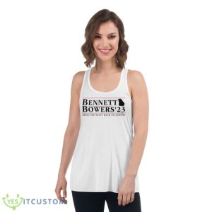 Stetson bennett believe in the mailman 2023 shirt - Women's Flowy Racerback Tank