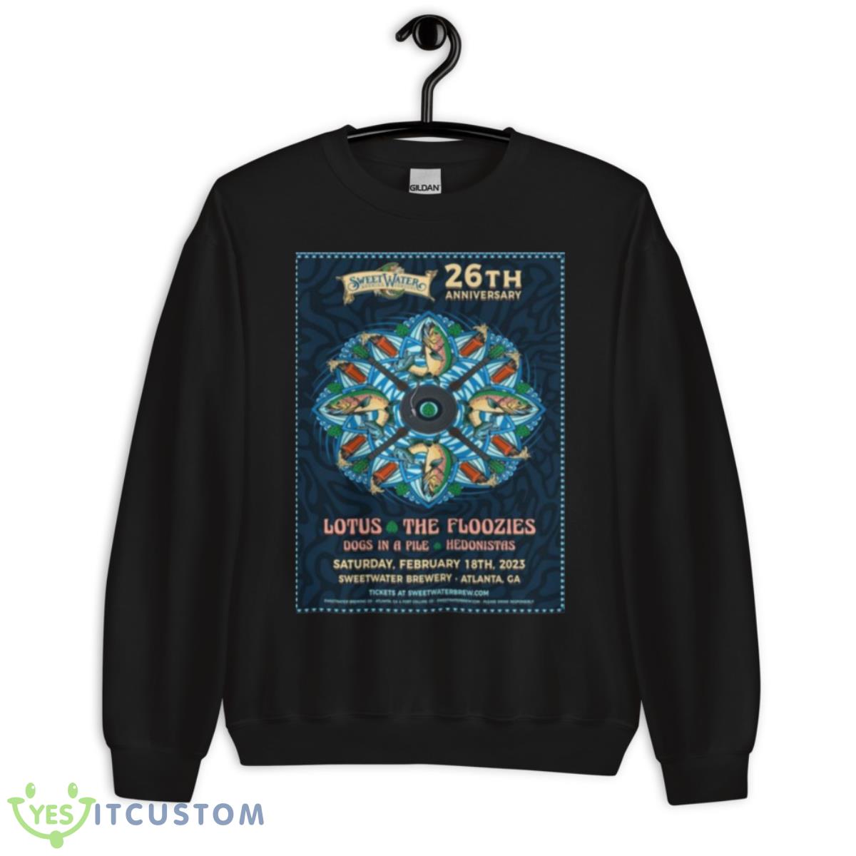 Sweetwater brewing 26th anniversary feb 18th 2023 lotus and the floozies shirt 3 Sweetwater brewing 26th anniversary feb 18th 2023 lotus and the floozies shirt - Unisex Crewneck Sweatshirt