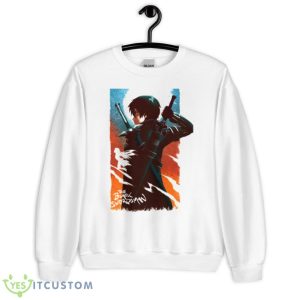Sword Art Online Sword Art Online Kirito Shirt - Unisex Heavy Blend Crewneck Sweatshirt
