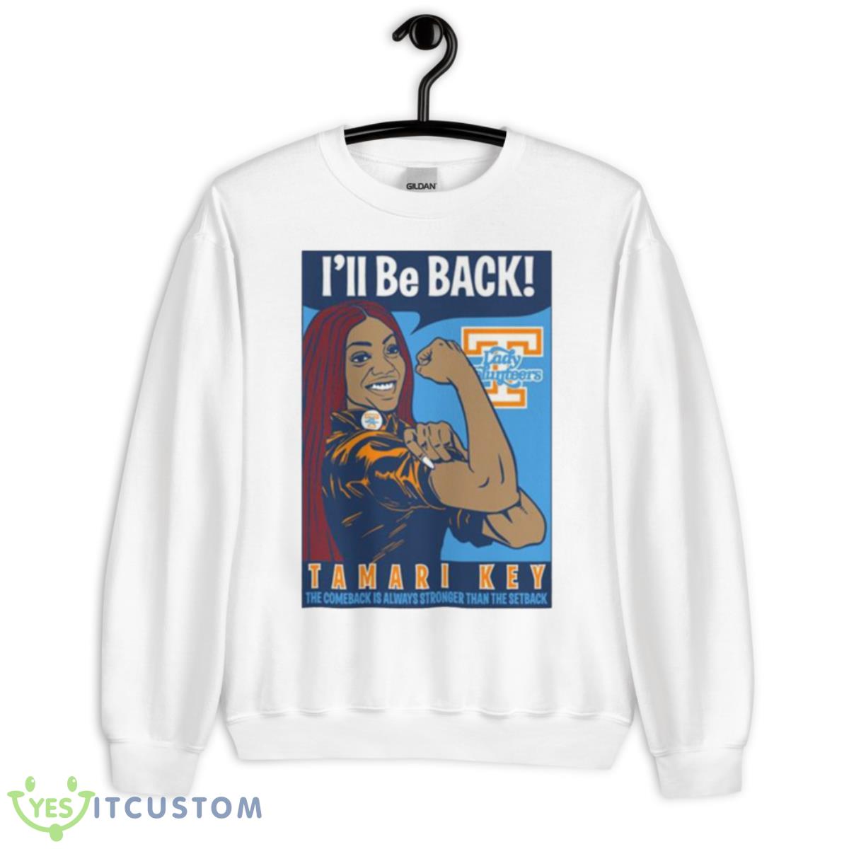 Tamari Key I’ll Be Back NIL Shirt 11 Tamari Key I’ll Be Back NIL Shirt - Unisex Heavy Blend Crewneck Sweatshirt