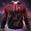 Tampa Bay Buccaneers Custom Name & Number Skull Hoodies Full Over Print Product Photo 1