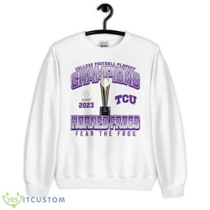 TCU Horned Frogs 2023 CFP National Champions Locker Room shirt - Unisex Heavy Blend Crewneck Sweatshirt