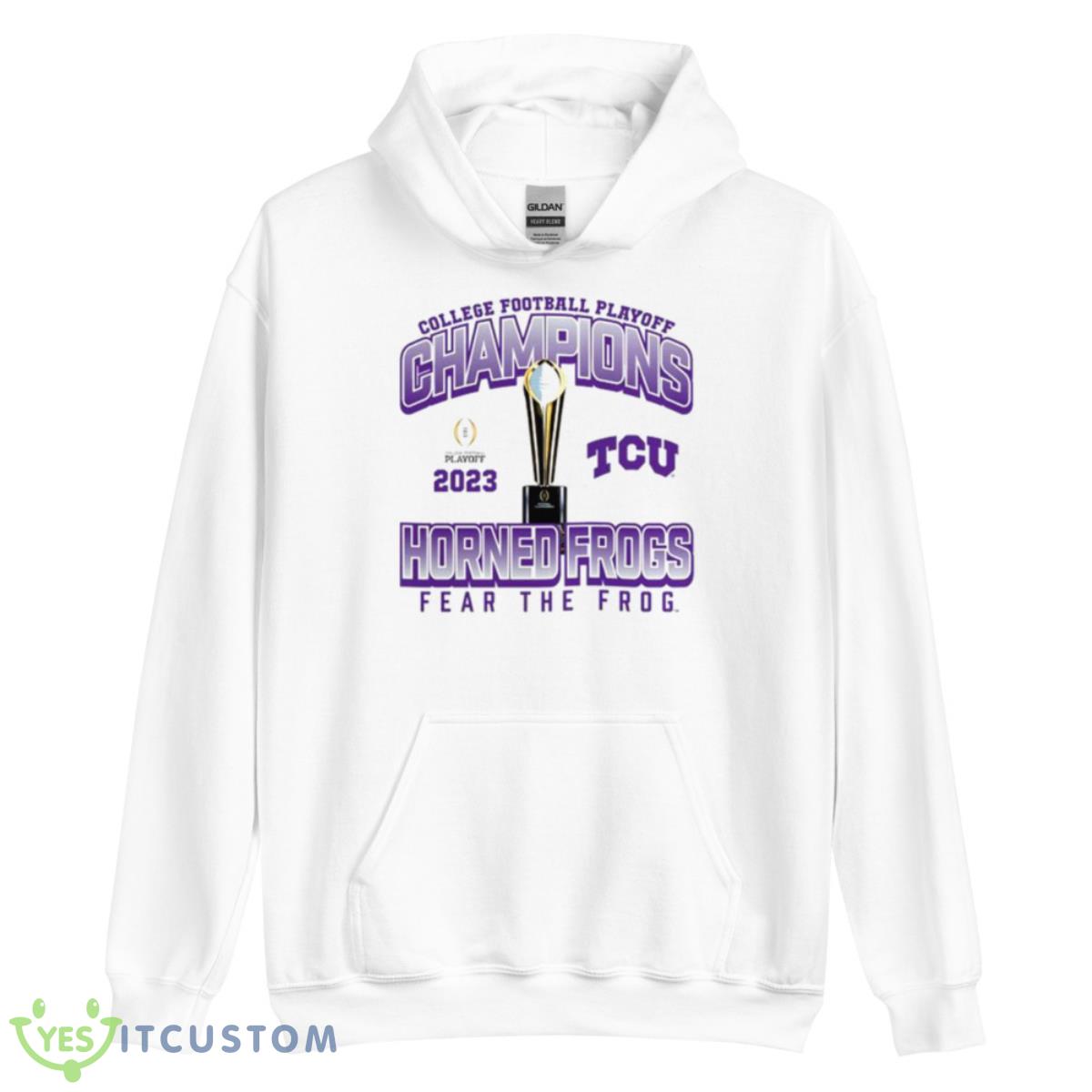 TCU Horned Frogs 2023 CFP National Champions Locker Room shirt 11 TCU Horned Frogs 2023 CFP National Champions Locker Room shirt - Unisex Heavy Blend Hooded Sweatshirt