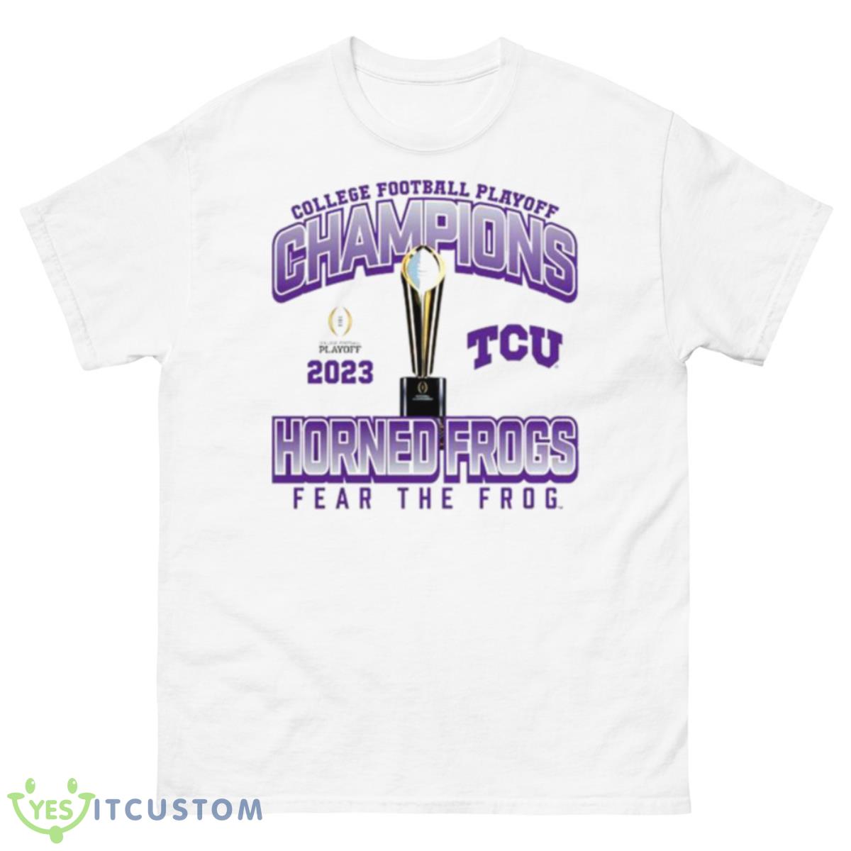 TCU Horned Frogs 2023 CFP National Champions Locker Room shirt 10 TCU Horned Frogs 2023 CFP National Champions Locker Room shirt - 500 Men’s Classic Tee Gildan