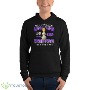 Tcu horned frogs Football playoff 2022 fiesta bowl champions hometown celebration shirt 9 Tcu horned frogs Football playoff 2022 fiesta bowl champions hometown celebration shirt - Unisex Fleece Pullover Hoodie