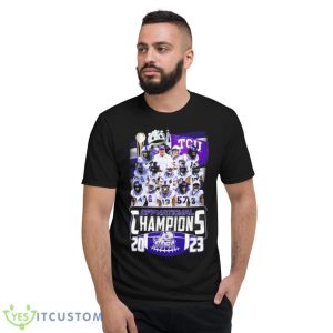 TCU Horned Frogs Team 2023 CFP National Champions Shirt - Short Sleeve T-Shirt