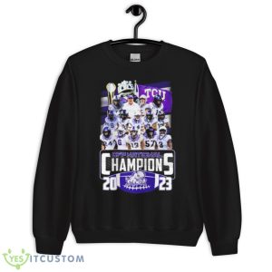 TCU Horned Frogs Team 2023 CFP National Champions Shirt 8 TCU Horned Frogs Team 2023 CFP National Champions Shirt - Unisex Crewneck Sweatshirt