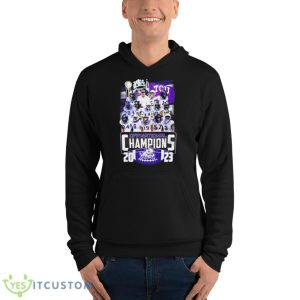 TCU Horned Frogs Team 2023 CFP National Champions Shirt 9 TCU Horned Frogs Team 2023 CFP National Champions Shirt - Unisex Fleece Pullover Hoodie