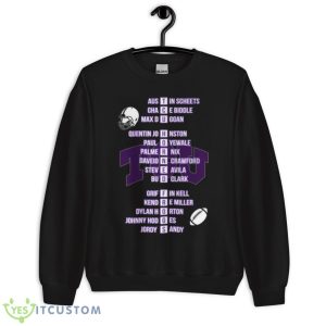 TCU Horned Frogs team Austin Scheets Chace Biddle Max Duggan shirt - Unisex Crewneck Sweatshirt