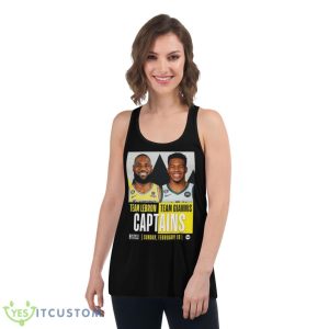 Team Lebron And Team Giannis Captains All Star 2023 Uath Shirt - Women's Flowy Racerback Tank