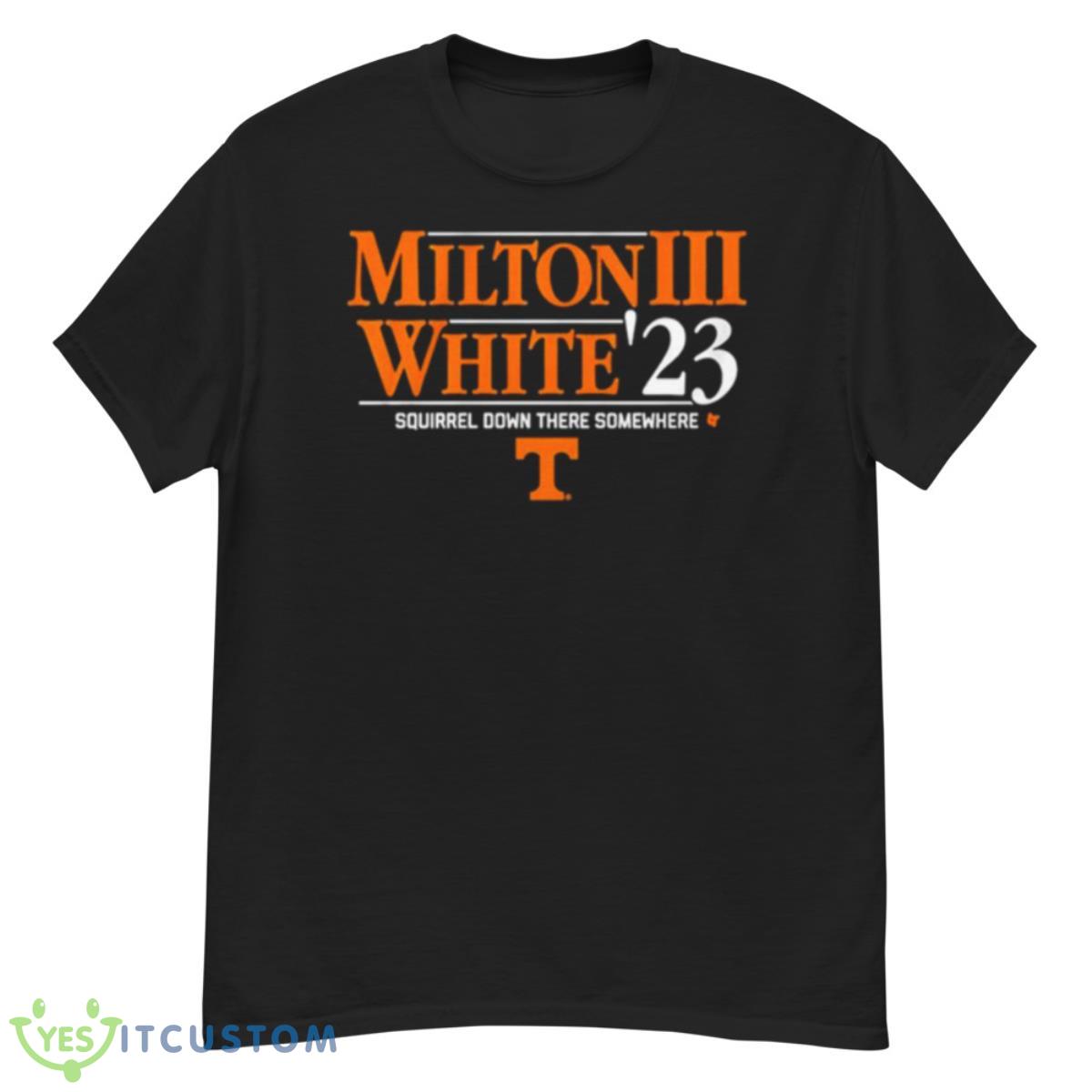 Tennessee Football Milton III White ’23 Shirt 12 Tennessee Football Milton III White ’23 Shirt Product Photo 1
