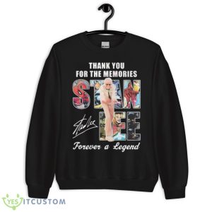 Thank You For The Memories Stan Lee Forever A Legend Shirt Product Photo 3