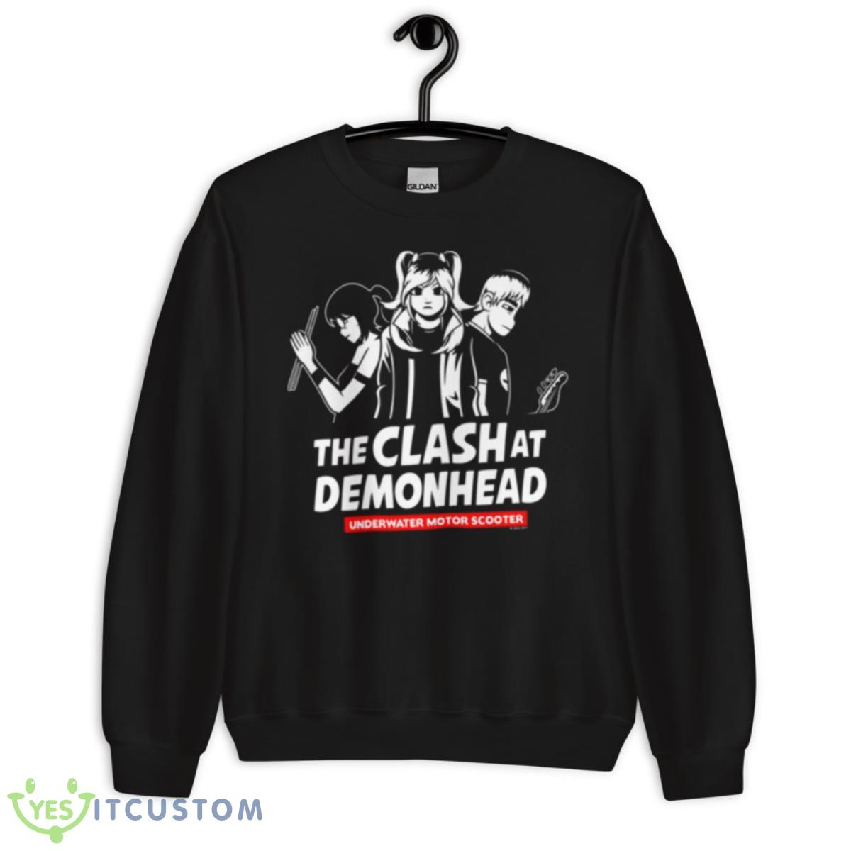 The Clash At Demonhead Underwater Motor Scooter shirt 3 The Clash At Demonhead Underwater Motor Scooter shirt - Unisex Crewneck Sweatshirt