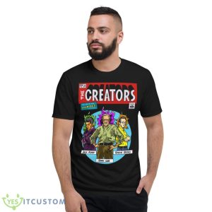 The Creators Jack Kirby Stan Lee Steve Ditko shirt - Short Sleeve T-Shirt