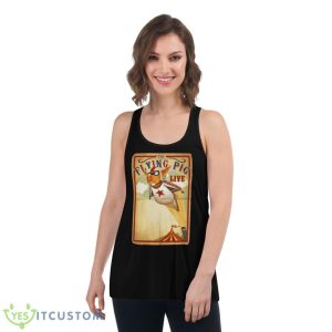 The Flying Pig Circus Atraction shirt - Women's Flowy Racerback Tank