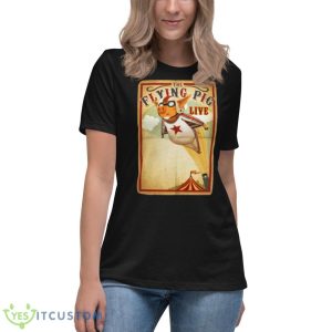 The Flying Pig Circus Atraction shirt - Women's Relaxed Short Sleeve Jersey Tee