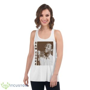 The King Of Soul Sam Cooke shirt - Women's Flowy Racerback Tank