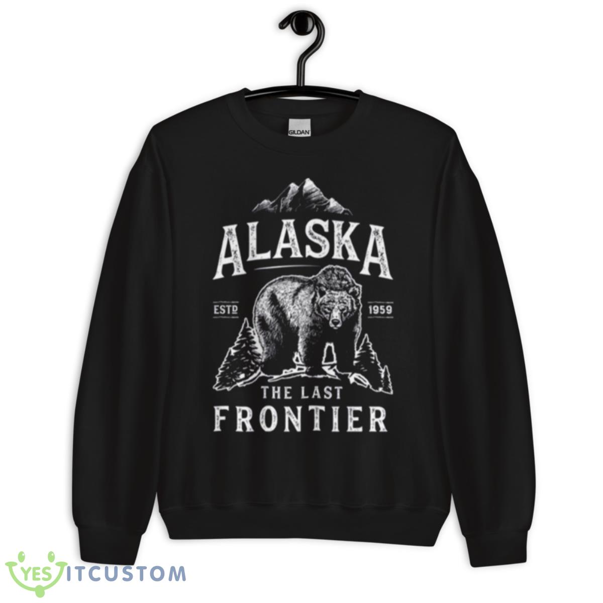 The Last Frontier Bear Home Alaska shirt 13 The Last Frontier Bear Home Alaska shirt - Unisex Crewneck Sweatshirt