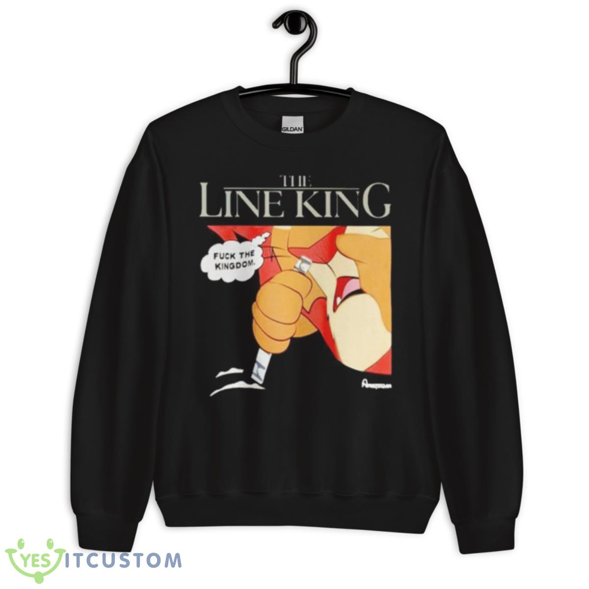 The Line King fuck the kingdom shirt 3 The Line King fuck the kingdom shirt - Unisex Crewneck Sweatshirt