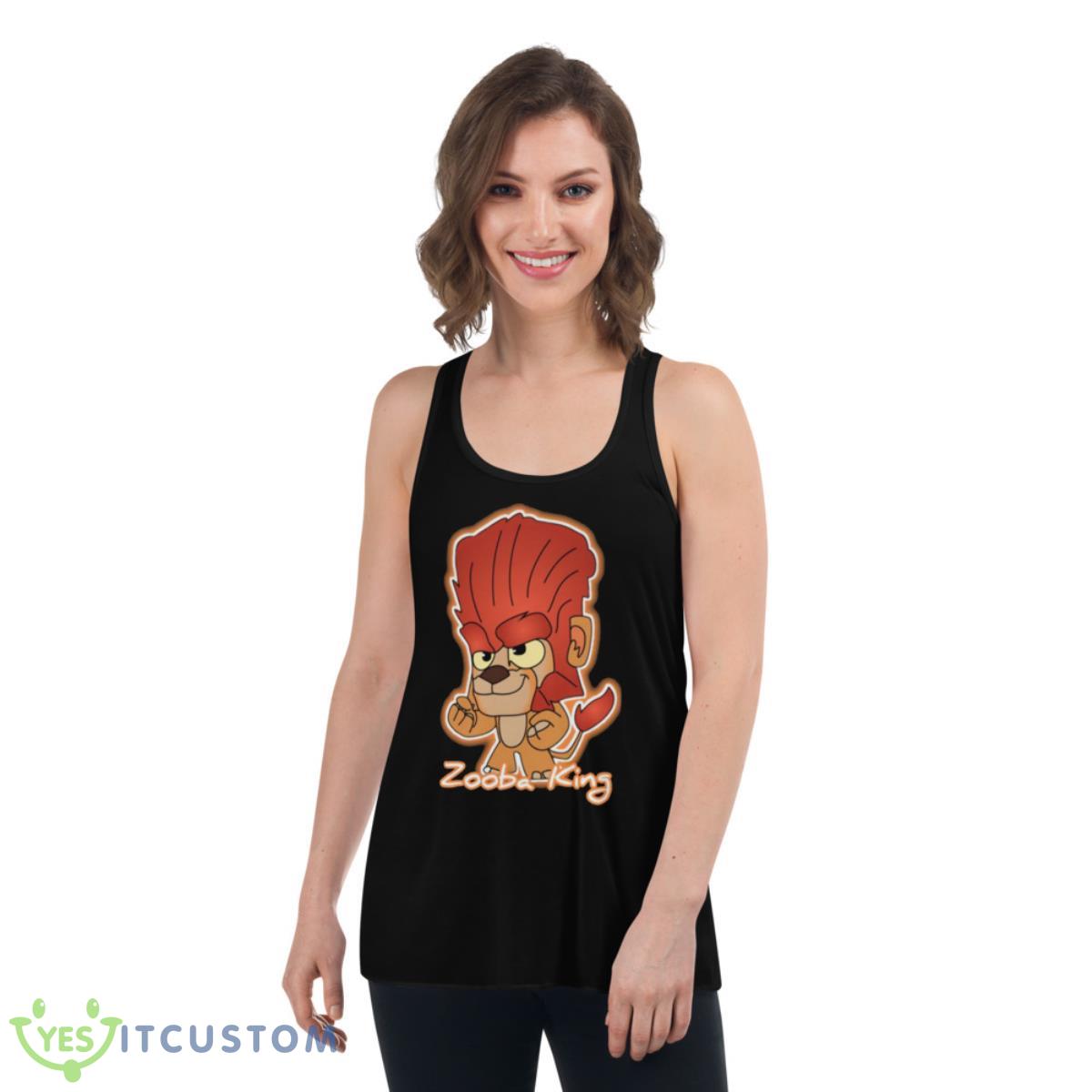 The Lion King Zooba King Shirt 5 The Lion King Zooba King Shirt - Women's Flowy Racerback Tank