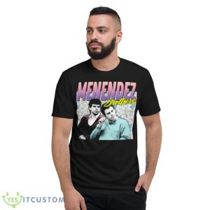 The Menendez Brothers 90s Styled Retro Graphic Design shirt - Short Sleeve T-Shirt