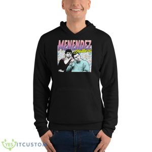 The Menendez Brothers 90s Styled Retro Graphic Design shirt - Unisex Fleece Pullover Hoodie