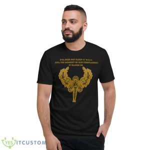 The Moment Of Our Complacency It Blinds Us The Rings Of Power shirt - Short Sleeve T-Shirt