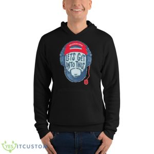 The Officer Tatum Let’s Get Into This Headphone Logo Shirt - Unisex Fleece Pullover Hoodie