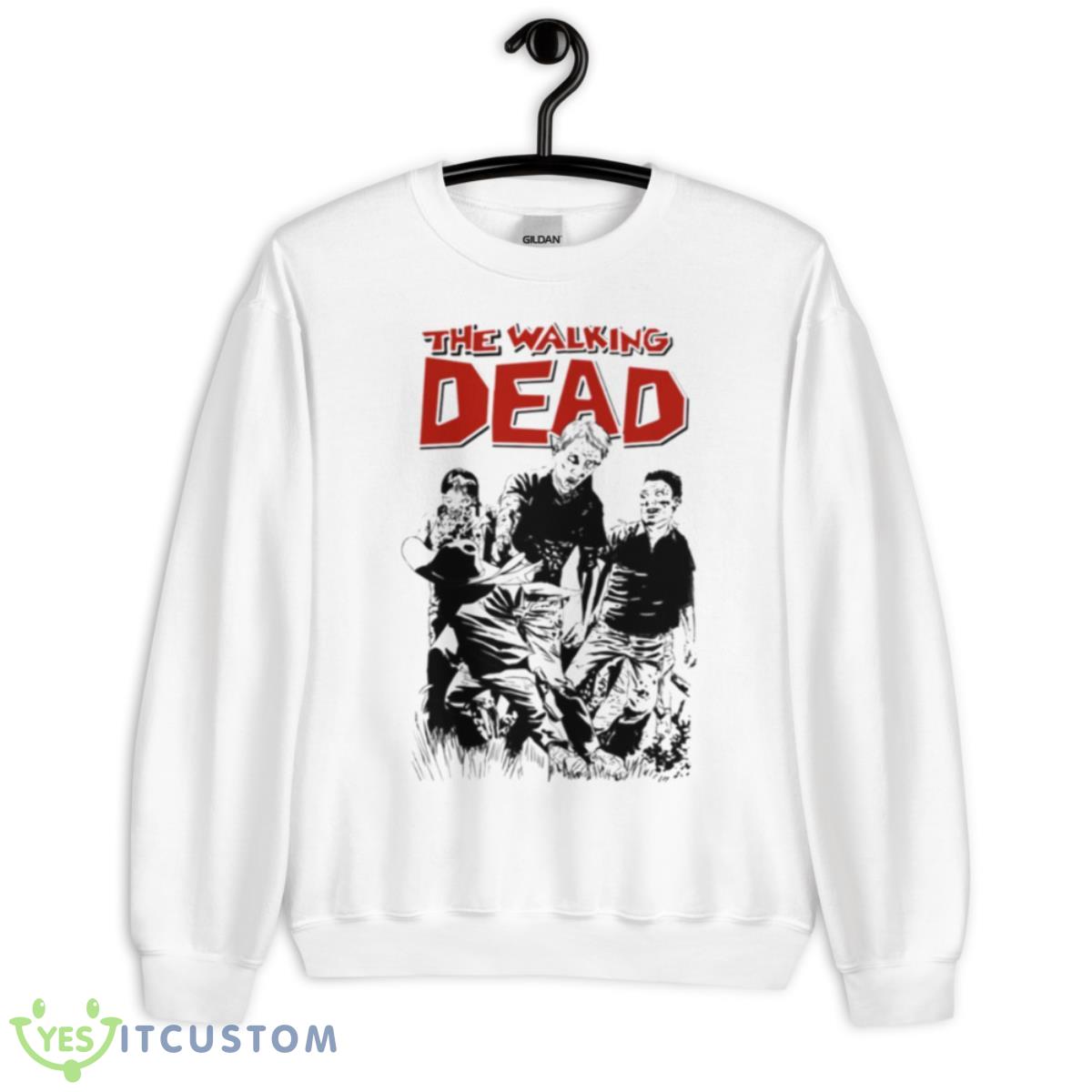 The Walking Dead Horror Zombies Graphic Art Shirt 2 The Walking Dead Horror Zombies Graphic Art Shirt - Unisex Heavy Blend Crewneck Sweatshirt