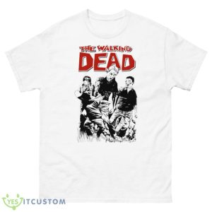 The Walking Dead Horror Zombies Graphic Art Shirt - 500 Men’s Classic Tee Gildan